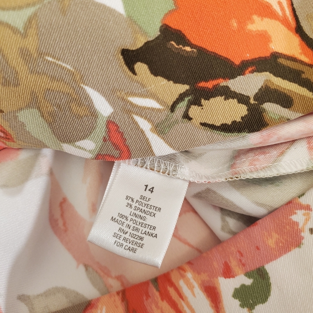 Beautiful Floral Dress Barn Dress - Picture 9 of 12